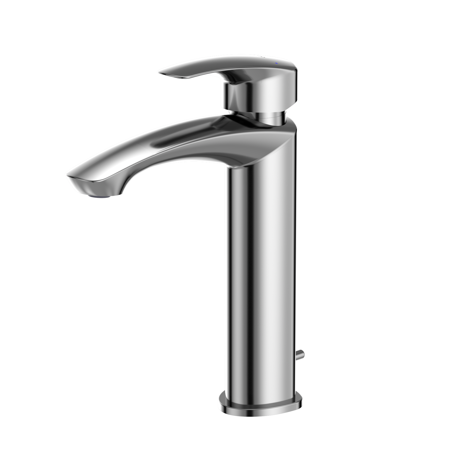 TOTO GM 1.2 GPM Single Handle Semi-Vessel Bathroom Sink Faucet with COMFORT GLIDE Technology, Polished Chrome, Brass, TLG09303U#CP