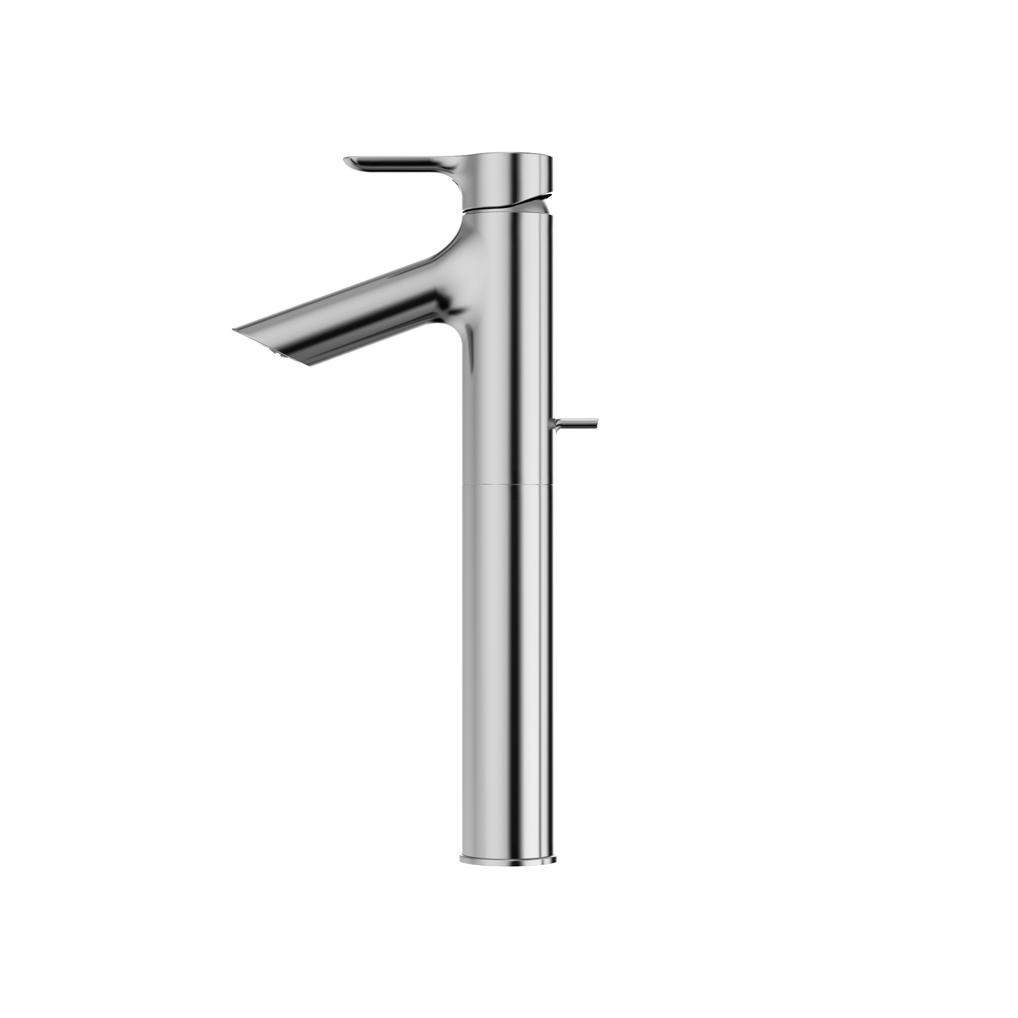 TOTO Brass, TLS01307U#CP LB Series 1.2 GPM Single Handle Bathroom Faucet for Vessel Sink with Drain Assembly, Polished Chrome