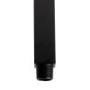 ALFI brand ABSA6S-BM Black Matte 6" Square Ceiling Shower Arm, Brass