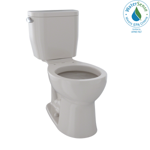 Alternate Image for TOTO Entrada Two-Piece Round 1.28 GPF Universal Height Toilet, Sedona Beige, Vitreous China, CST243EF#12