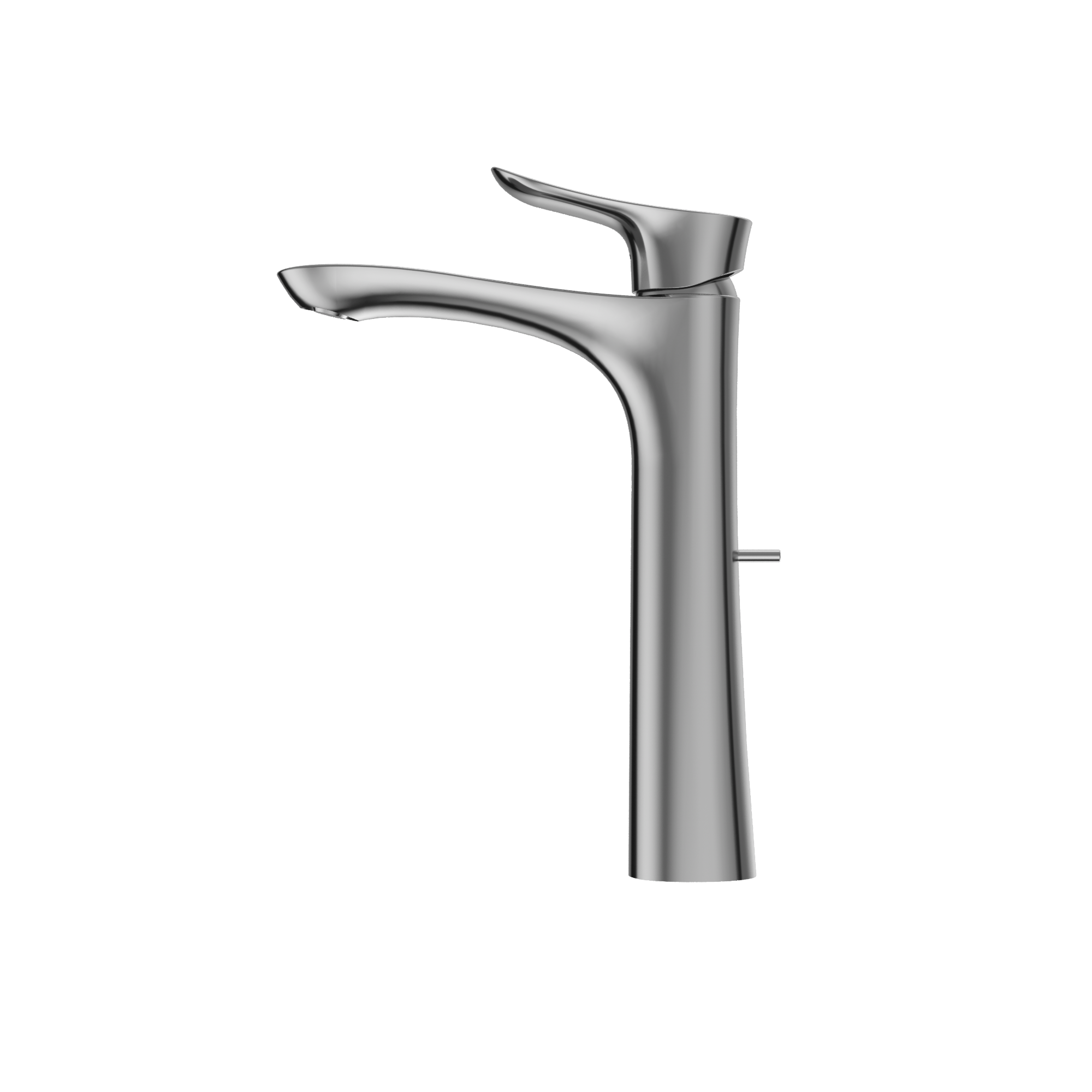 TOTO GO 1.2 GPM Single Handle Vessel Bathroom Sink Faucet with COMFORT GLIDE Technology, Polished Chrome, Brass, TLG01307U#CP