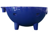 ALFI brand Circle Bathtub, Dark Blue, FireHotTub-DB