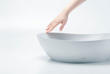 TOTO Kiwami Asymmetrical Vessel Bathroom Sink with CEFITONTECT, Cotton White, Ceramic, LT477G#01