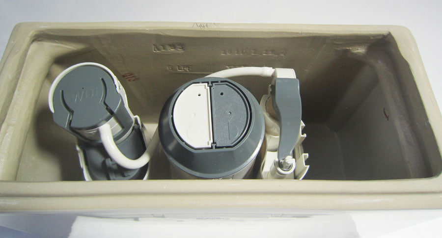 EAGO Porcelain, White, TB351 Dual Flush One Piece Eco-Friendly High-Efficiency Low Flush Ceramic Toilet