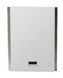 ALFI brand ABMC2432BT 24" x 32" Single Door LED Light Bluetooth Medicine Cabinet, Aluminum, Gray