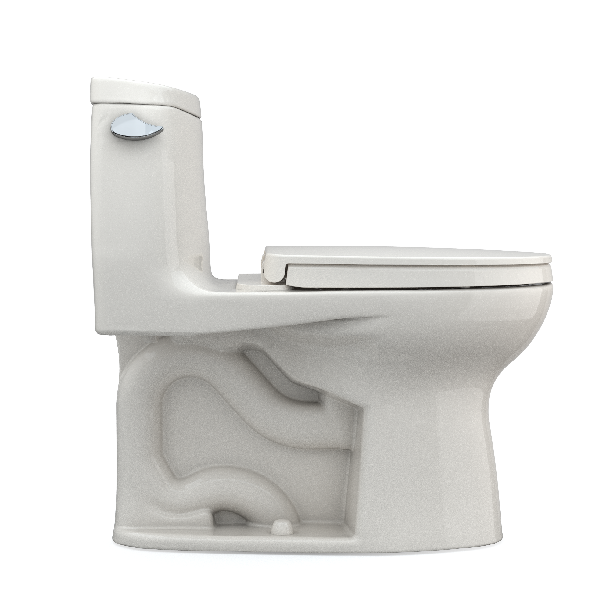 TOTO UltraMax II One-Piece Elongated 1.28 GPF Universal Height Toilet with CEFIONTECT and SS124 SoftClose Seat, WASHLET+ Ready, Sedona Beige, Vitreous China|Plastic, MS604124CEFG#12