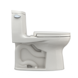 TOTO UltraMax II One-Piece Elongated 1.28 GPF Universal Height Toilet with CEFIONTECT and SS124 SoftClose Seat, WASHLET+ Ready, Sedona Beige, Vitreous China|Plastic, MS604124CEFG#12