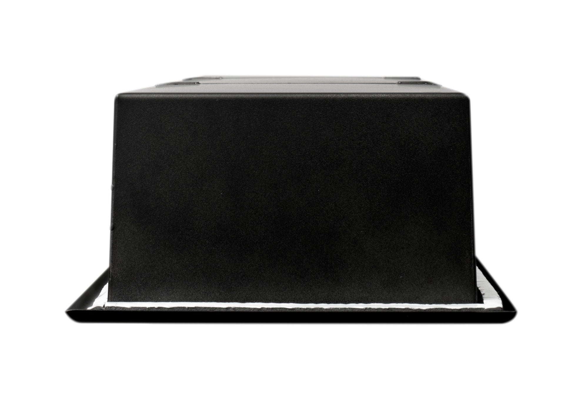 ALFI brand ABNC0836-BLA 8" x 36" Black Matte Stainless Steel Vertical Triple Shelf Bath Shower Niche, 20 Gauge
