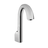 TOTO Gooseneck Wall-Mount ECOPOWER 0.35 GPM Electronic Touchless Sensor Bathroom Faucet with Mixing Valve, Polished Chrome, Brass, TEL163-D20EM#CP