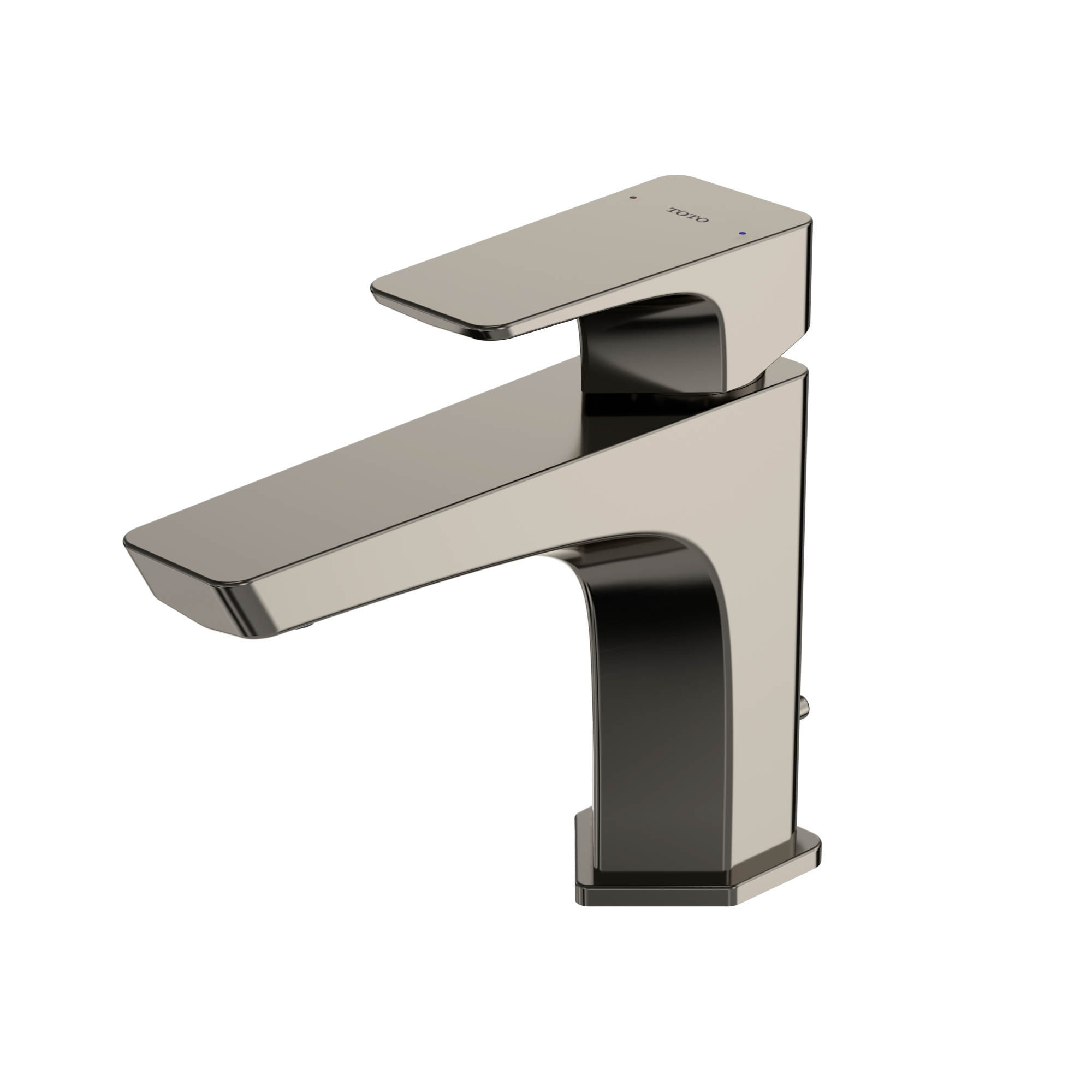 TOTO GE 1.2 GPM Single Handle Bathroom Sink Faucet with COMFORT GLIDE Technology, Polished Nickel, Brass, TLG07301U#PN