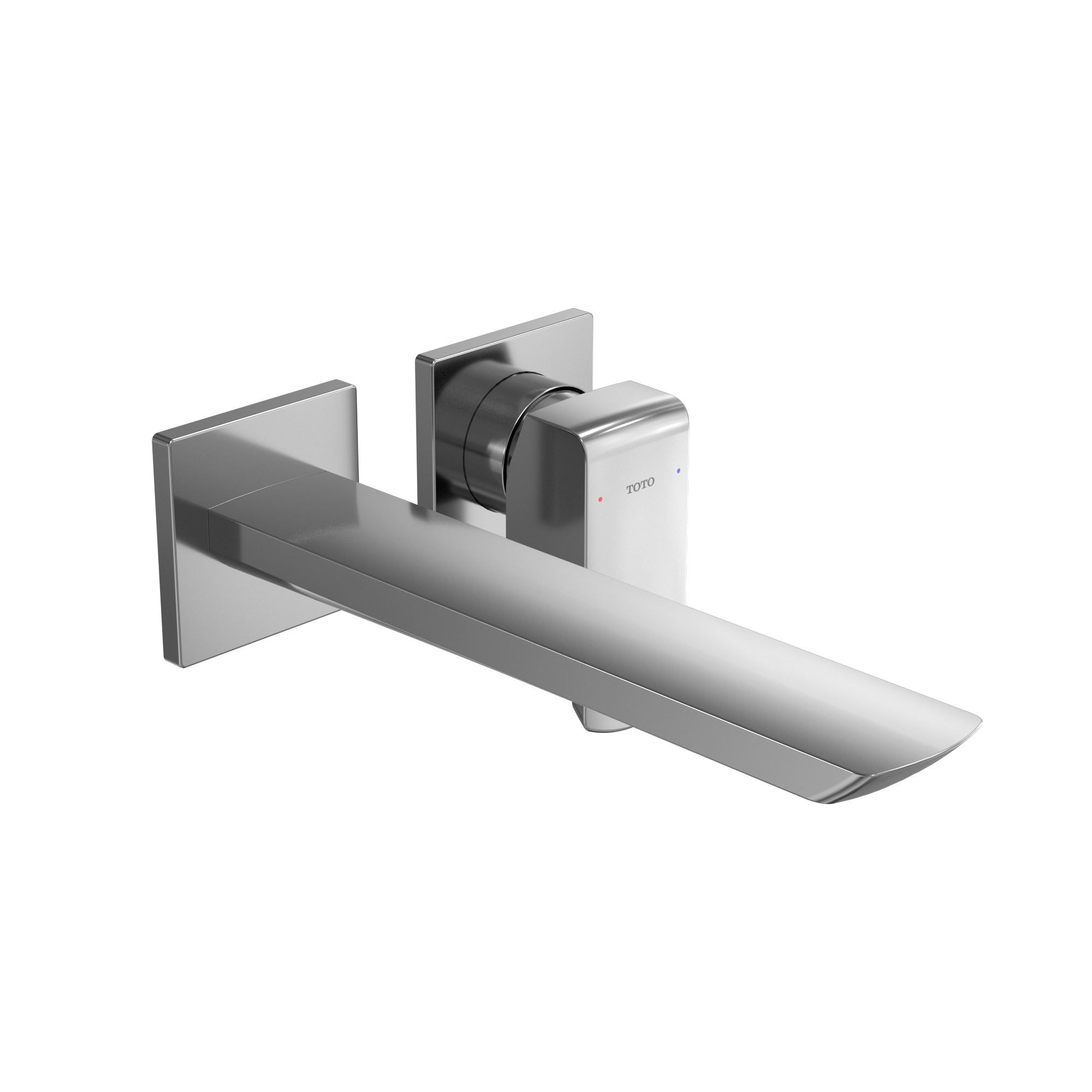 TOTO GR 1.2 GPM Wall-Mount Single-Handle Bathroom Faucet with COMFORT GLIDE Technology, Polished Chrome, Brass, TLG02311U#CP