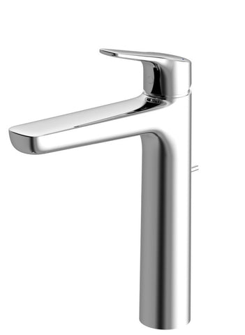 TOTO GS Series 1.2 GPM Single Handle Bathroom Faucet for Vessel Sink with COMFORT GLIDE Technology and Drain Assembly, Polished Chrome, Brass, TLG03305U#CP