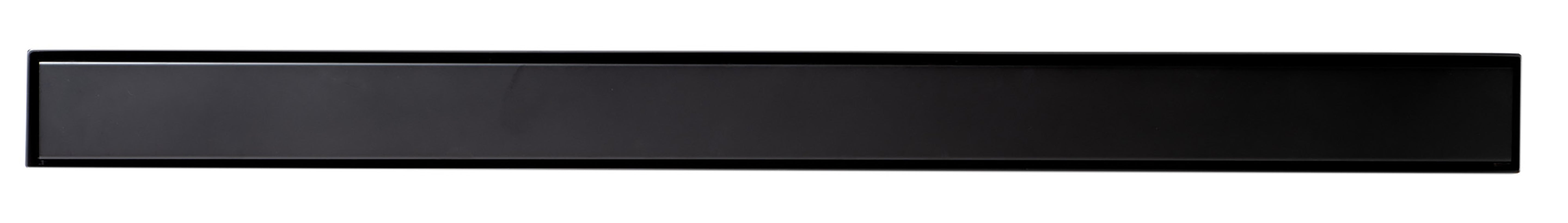ALFI brand ABLD36B-BM 36" Black Matte Stainless Steel Linear Shower Drain with Solid Cover