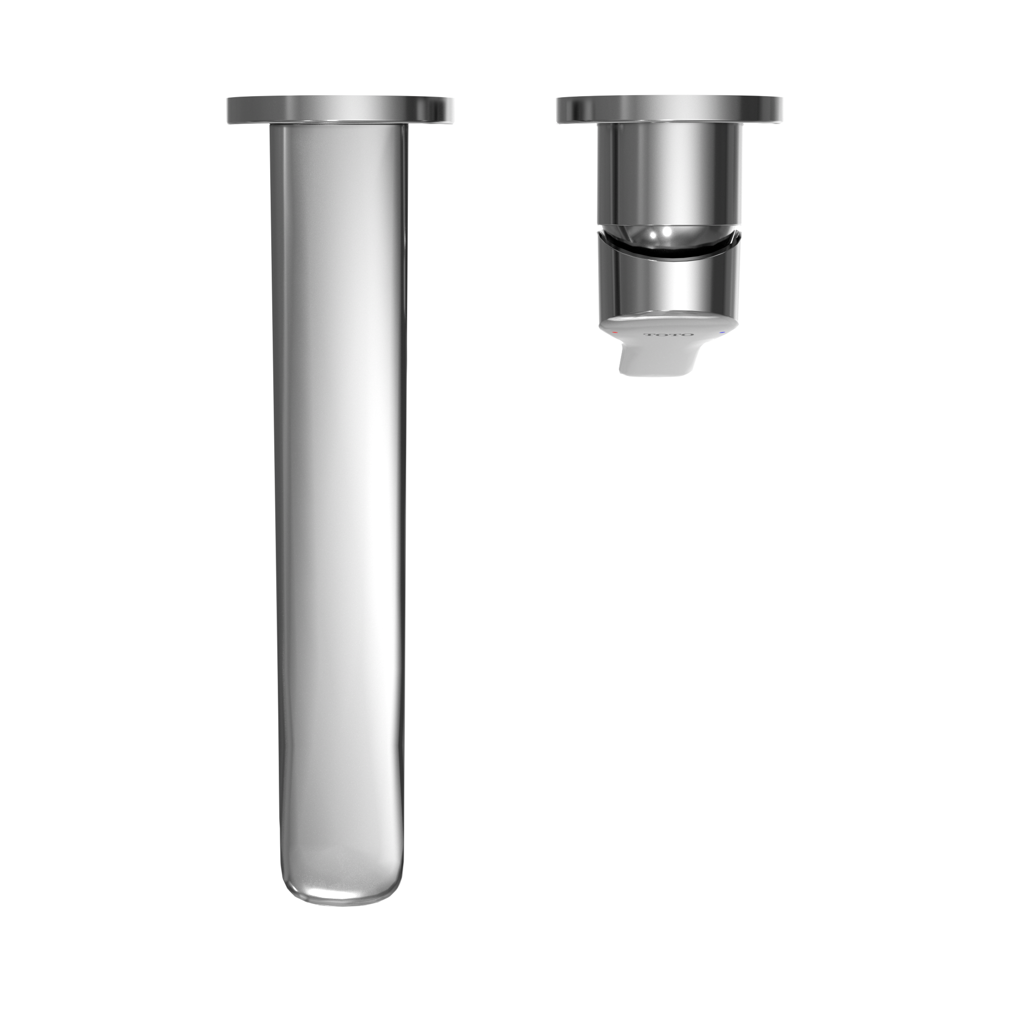 TOTO GS 1.2 GPM Wall-Mount Single-Handle Bathroom Faucet with COMFORT GLIDE Technology, Polished Chrome, Brass, TLG03308U#CP