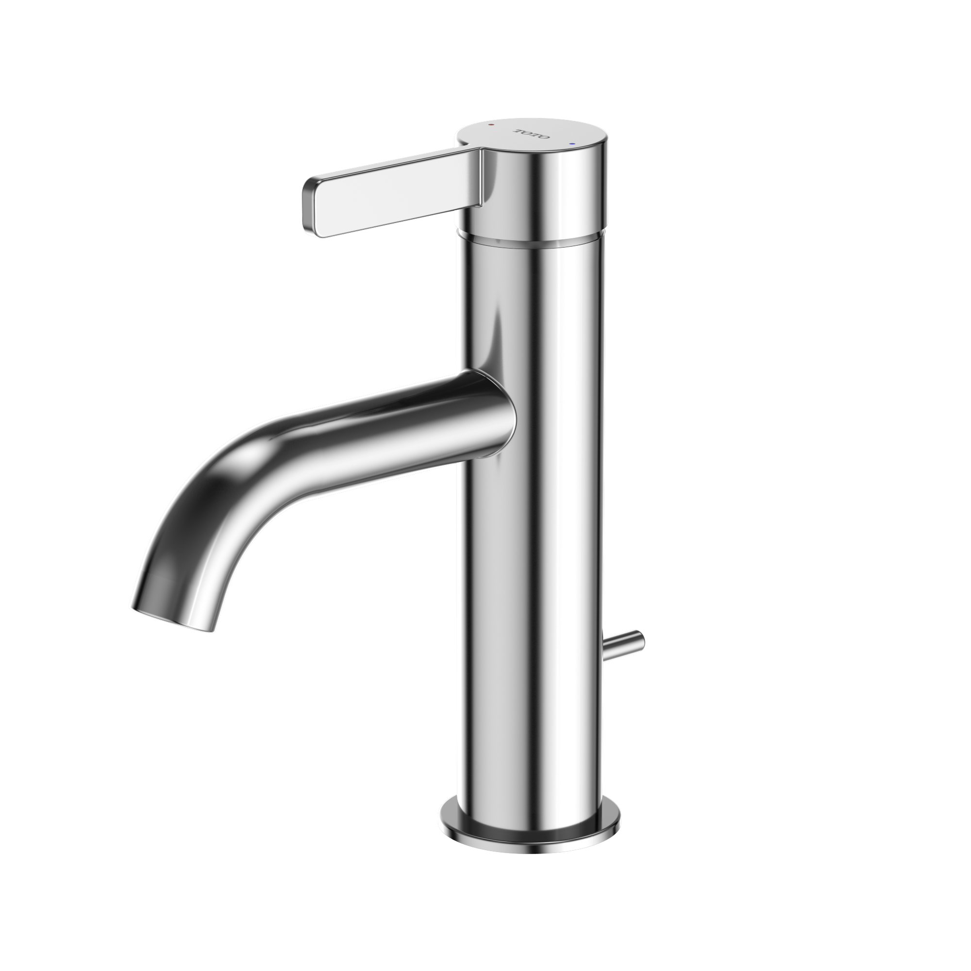 TOTO GF Series 1.2 GPM Single Handle Bathroom Sink Faucet with COMFORT GLIDE Technology and Drain Assembly, Polished Chrome, Stainless Steel, TLG11301U#CP