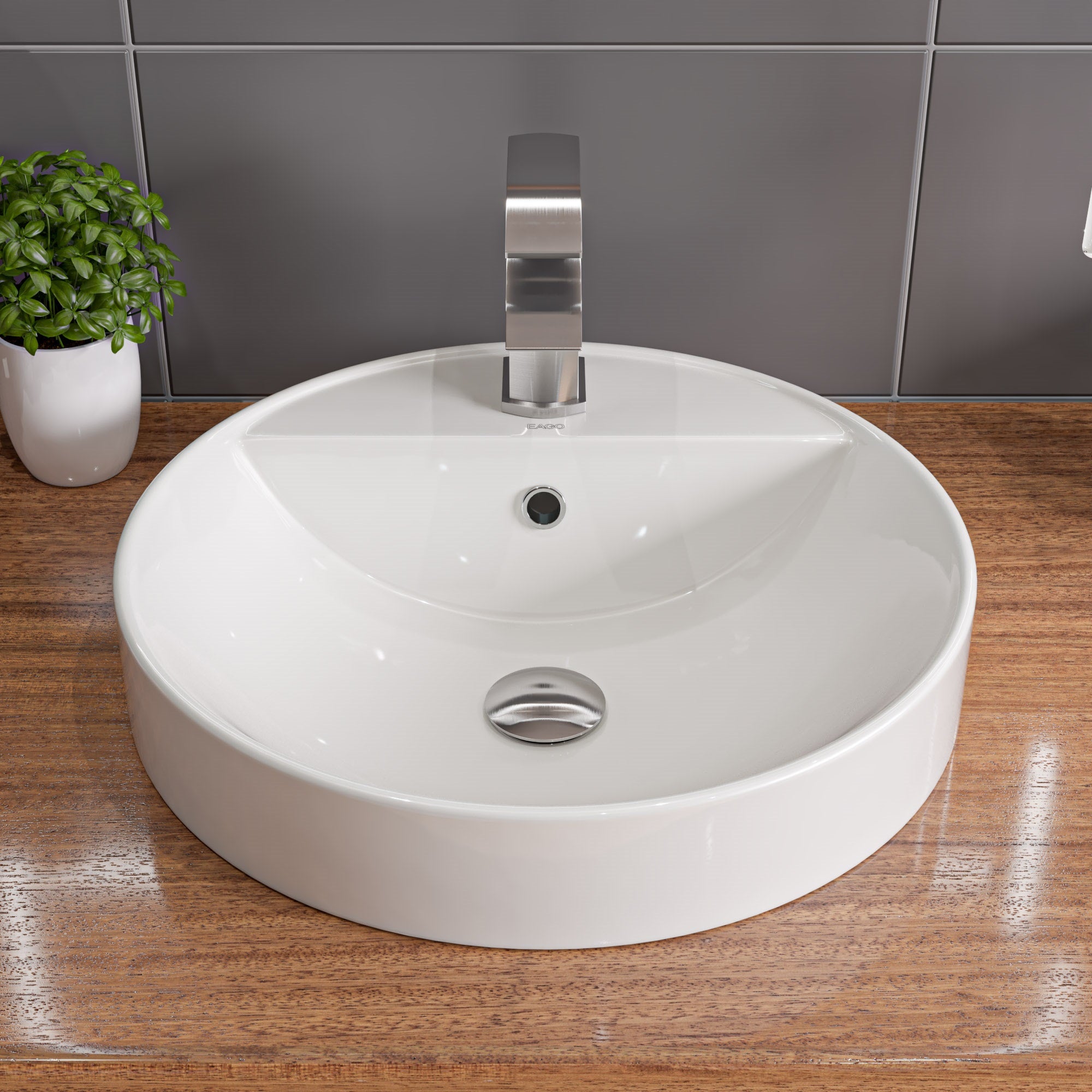 Alternative View of ALFI Brushed Nickel Single Lever Bathroom Faucet, AB1586-BN