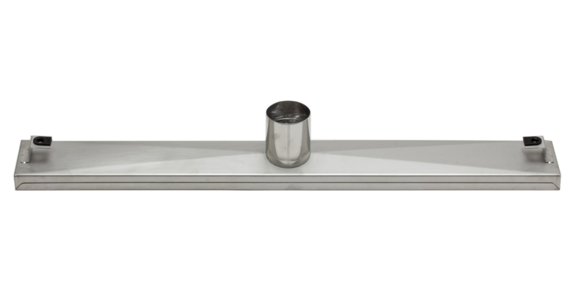 ALFI brand ABLD24B-BSS 24" Modern Brushed Stainless Steel Linear Shower Drain with Solid Cover