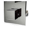 ALFI brand AB2601-PC Polished Chrome Square Knob 1 Way Thermostatic Shower Mixer, Brass
