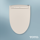 TOTO WASHLET K300 Electronic Bidet Toilet Seat with Instantaneous Water Heating, PREMIST and EWATER+ Wand Cleaning, Elongated, Sedona Beige, Plastic, SW3036R#12