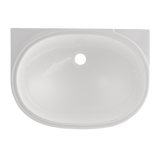 TOTO Oval 19-11/16" x 13-3/4" Undermount Bathroom Sink with CEFIONTECT, Colonial White, Vitreous China, LT546G#11