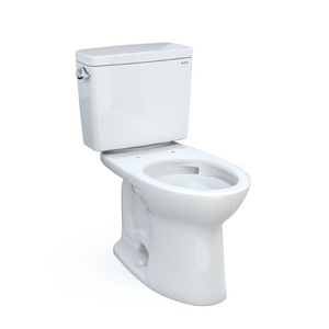 Alternate Image for TOTO Drake Two-Piece Elongated 1.28 GPF TORNADO FLUSH Toilet with CEFIONTECT, Cotton White, Vitreous China, CST776CEG#01