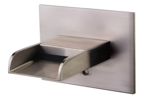 Alternate Image for ALFI brand Brass, AB5901-BN Brushed Nickel Waterfall Tub Filler