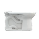 TOTO Drake Elongated TORNADO FLUSH Toilet Bowl with CEFIONTECT, Colonial White, Vitreous China, C776CEG#11