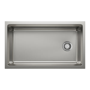 Alternate Image for Blanco Inteos 33" Undermount Stainless Steel Workstation Kitchen Sink, Satin Polish, 18 Gauge, No Faucet Hole, 443300