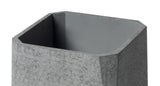 ALFI brand ABCO1045 12" x 8" Concrete Gray Matte Waste Bin for Bathrooms