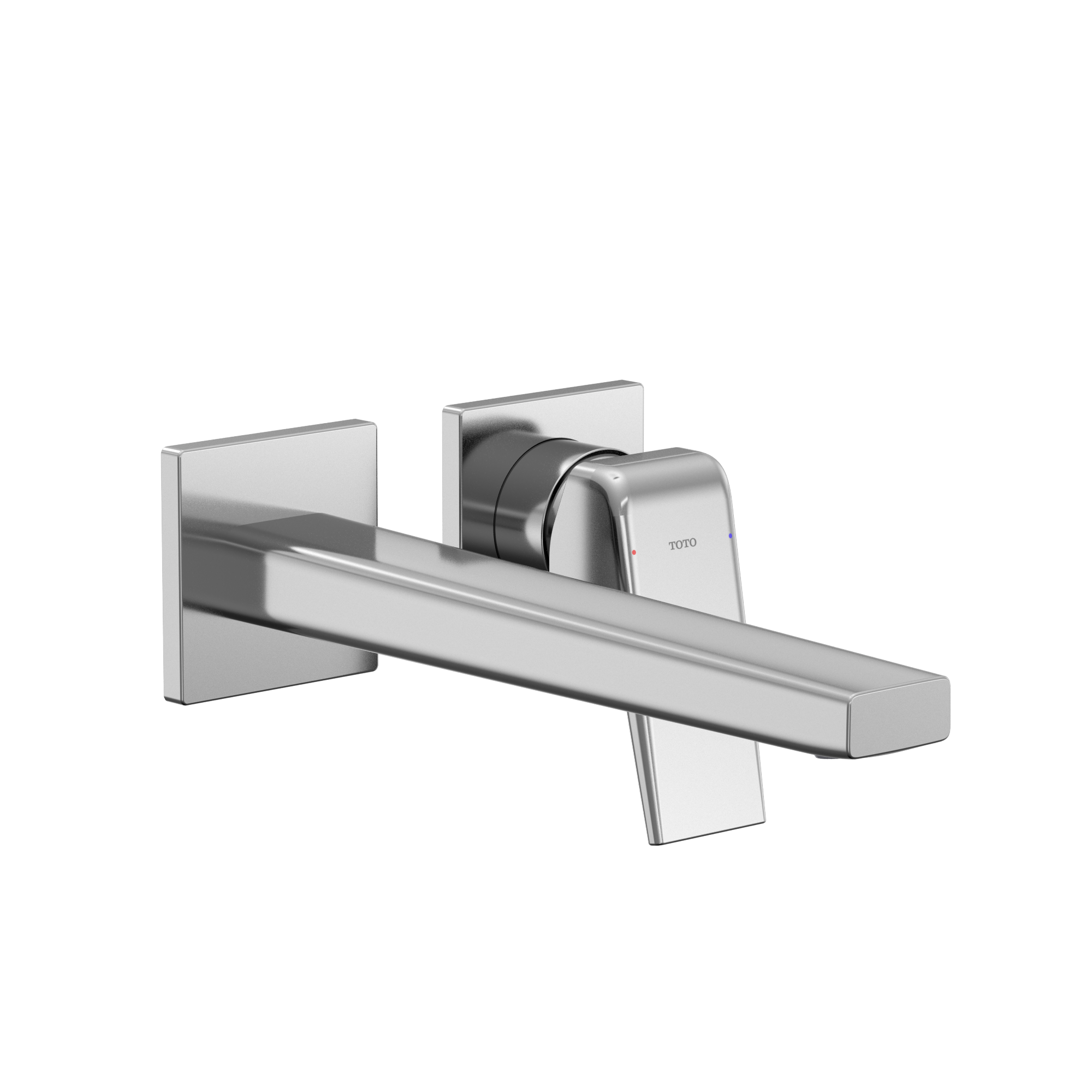 TOTO GB 1.2 GPM Wall-Mount Single-Handle Long Bathroom Faucet with COMFORT GLIDE Technology, Polished Chrome, Brass, TLG10308U#CP