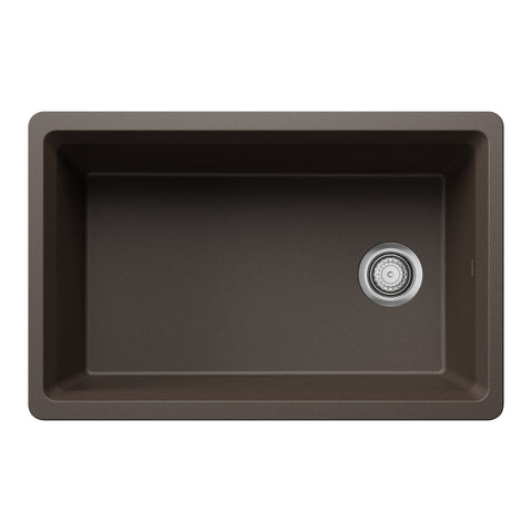 Blanco Inteos 30" Undermount Silgranit Workstation Kitchen Sink, Cafe, No Faucet Hole, 443308