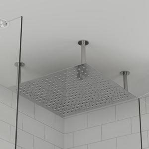 Alternate Image for ALFI brand RAIN24S-PSS 24" Square Polished Solid Stainless Steel Ultra Thin Rain Shower Head
