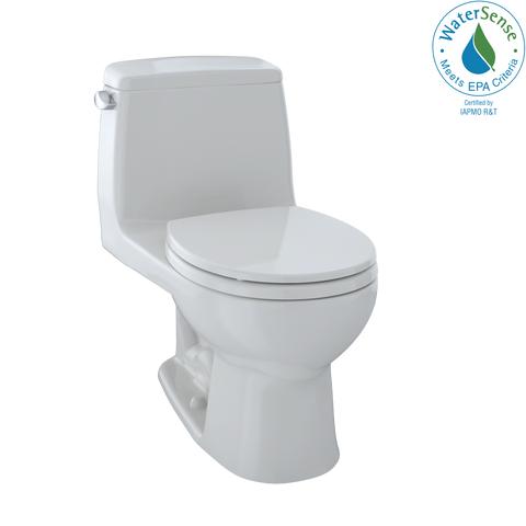 TOTO Eco UltraMax One-Piece Round Bowl 1.28 GPF Toilet, Colonial White, Vitreous China, MS853113E#11