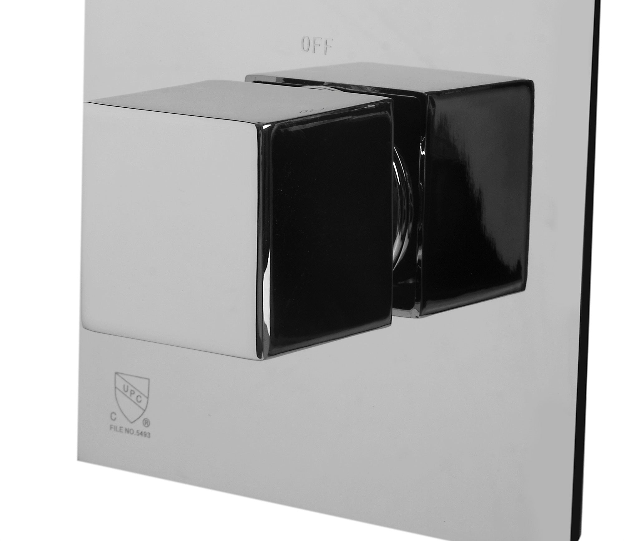 Alternative View of ALFI brand AB2901-PC Polished Chrome Concealed 4-Way Thermostatic Valve Shower Mixer /w Square Knobs, Brass