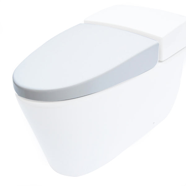 EAGO Plastic, White, R-340SEAT Replacement Soft Closing Toilet Seat for TB340
