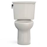 TOTO Drake Transitional Two-Piece Round 1.28 GPF Universal Height TORNADO FLUSH Toilet with CEFIONTECT, Sedona Beige, Vitreous China, CST785CEFG#12