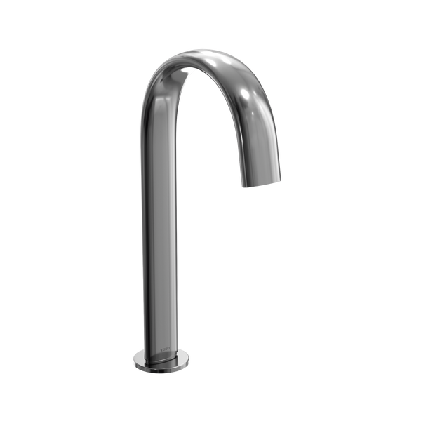 TOTO Gooseneck Vessel ECOPOWER or AC 0.35 GPM Touchless Bathroom Faucet Spout, 20 Second On-Demand Flow, Polished Chrome, Brass, TLE24003U2#CP