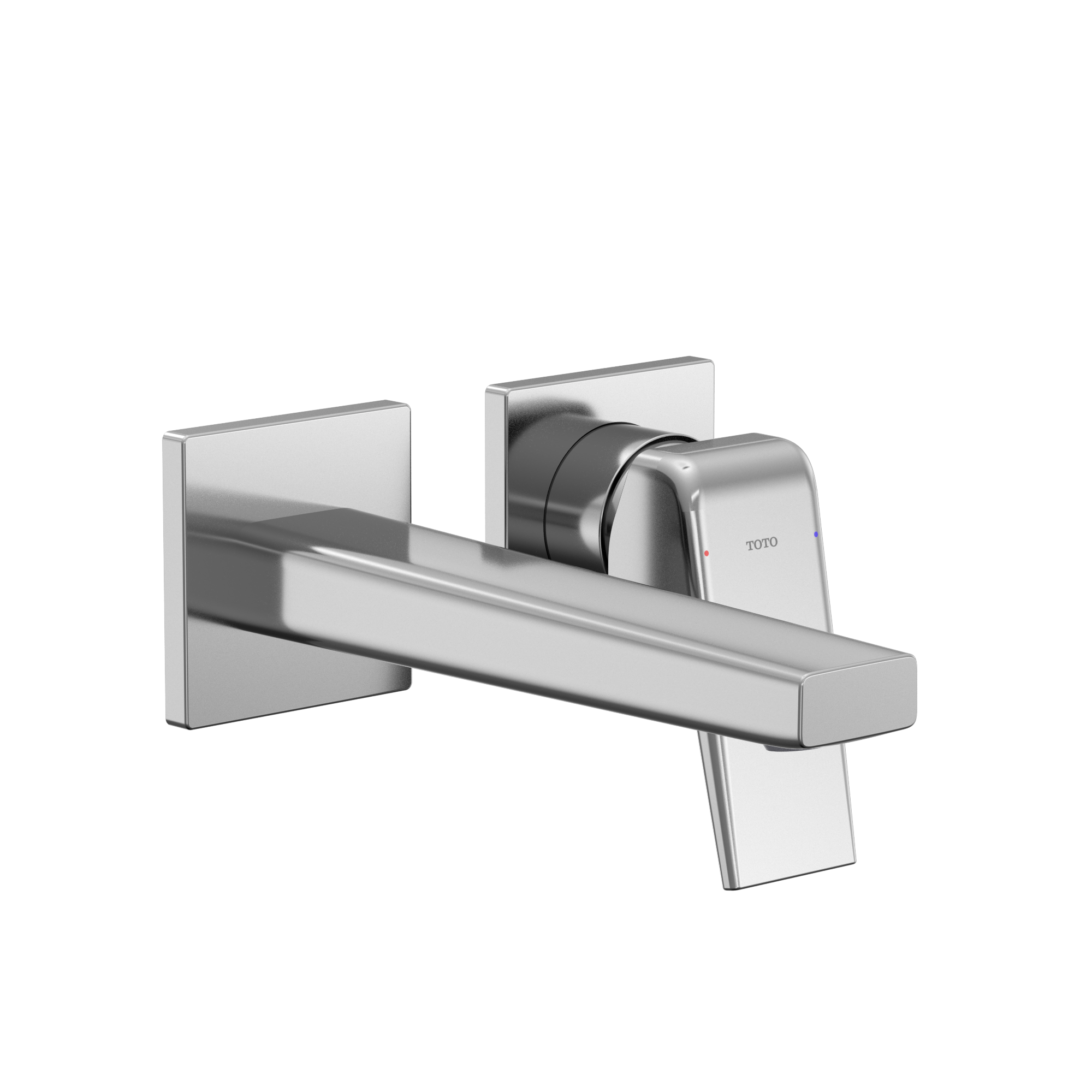 TOTO GB 1.2 GPM Wall-Mount Single-Handle Bathroom Faucet with COMFORT GLIDE Technology, Polished Chrome, Brass, TLG10307U#CP