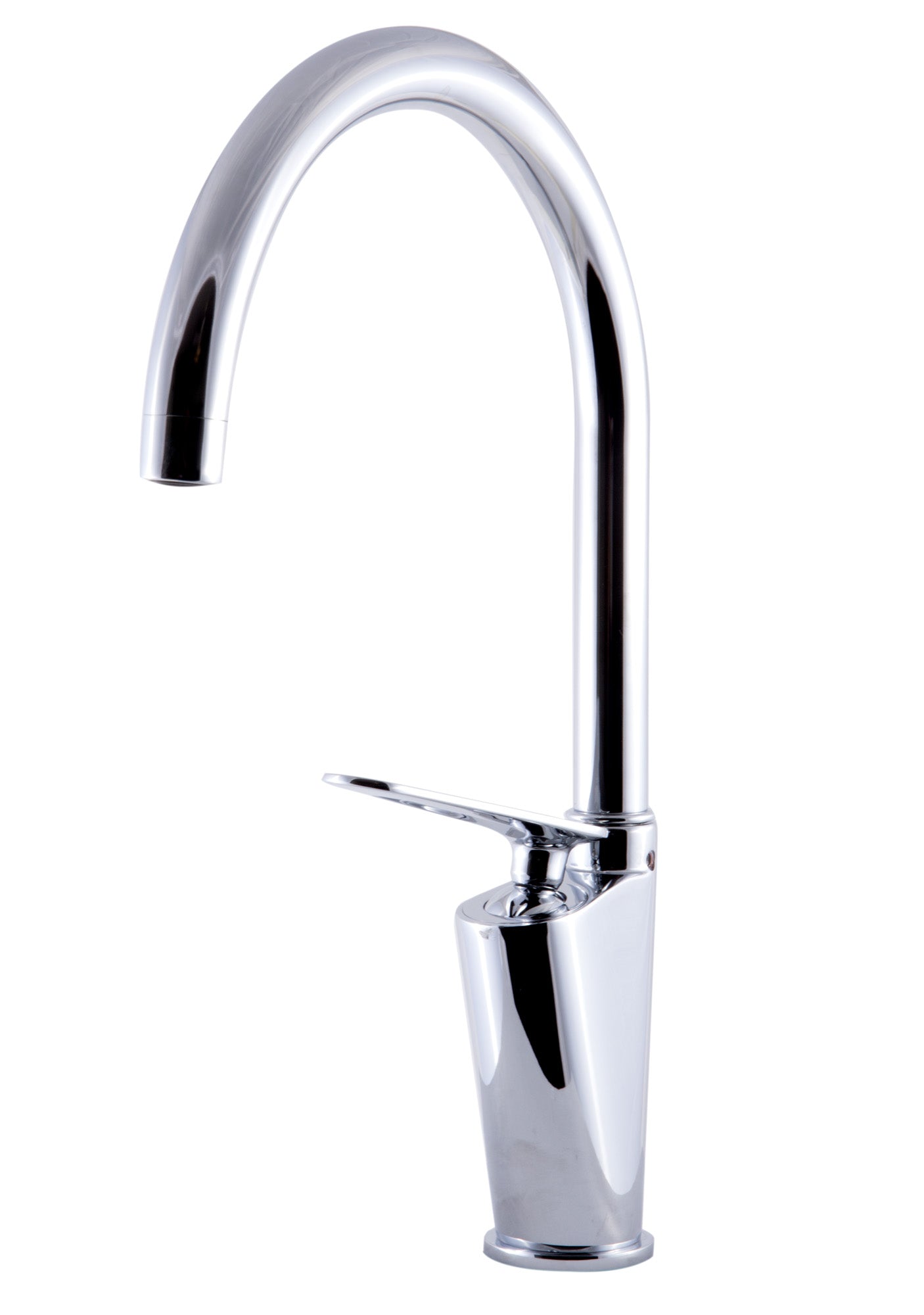 Alternative View of ALFI Polished Chrome Gooseneck Single Hole Bathroom Faucet, AB3600-PC