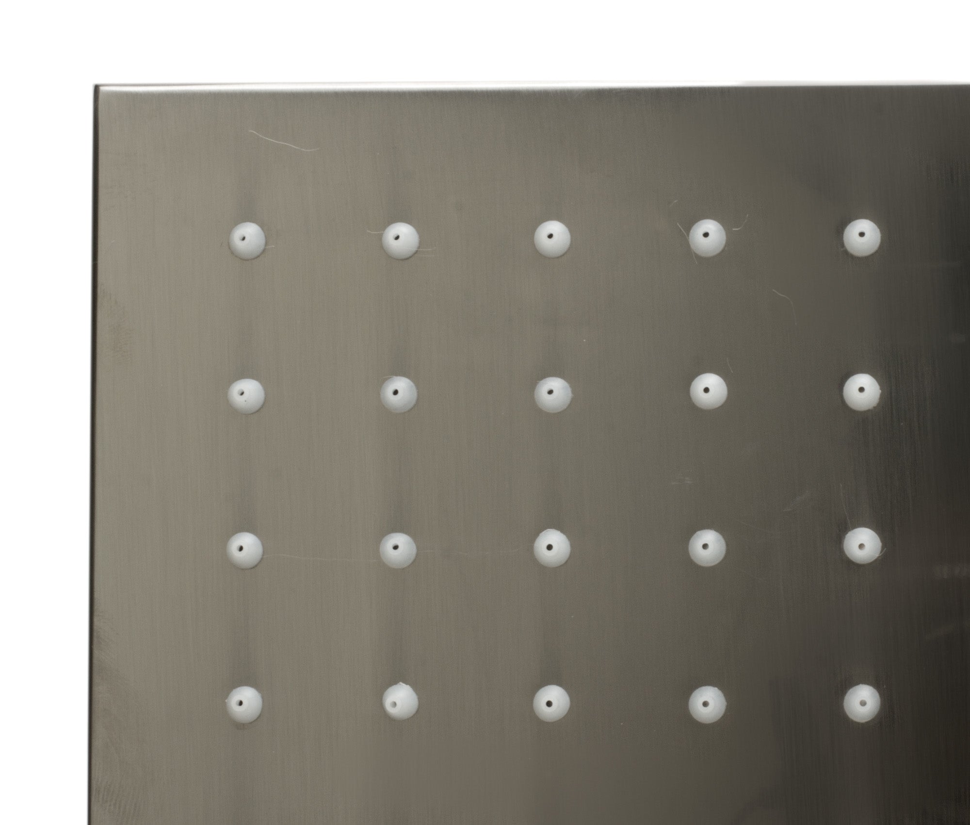 ALFI brand LED16S-BN Brushed Nickel 16" Square Multi Color LED Rain Shower Head, Brass