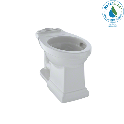 TOTO Promenade II Universal Height Toilet Bowl with CEFIONTECT, Colonial White, Vitreous China, C404CUFG#11