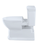 TOTO Eco Soire One Piece Elongated 1.28 GPF Universal Height Skirted Toilet with CEFIONTECT, Sedona Beige, Vitreous China, MS964214CEFG#12