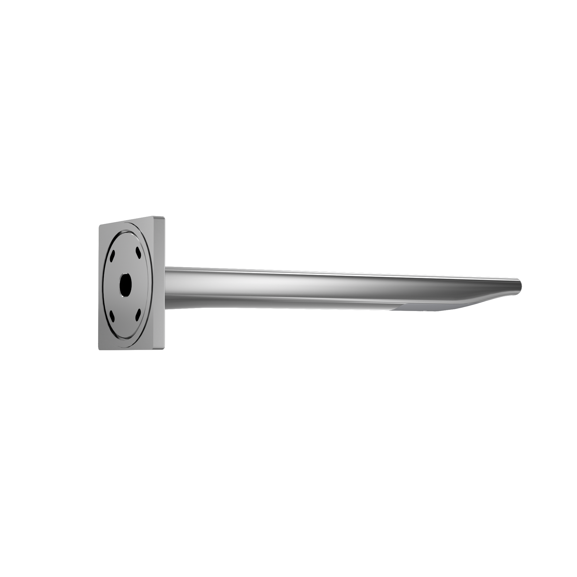 TOTO Libella Wall-Mount ECOPOWER or AC 0.35 GPM Touchless Bathroom Faucet Spout, 20 Second On-Demand Flow, Polished Chrome, Brass, TLE23005U2#CP
