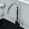 ALFI Polished Chrome Gooseneck Single Hole Bathroom Faucet, AB3470-PC