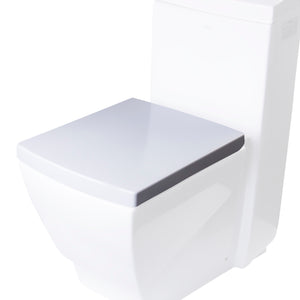 Alternate Image for EAGO Plastic, White, R-336SEAT Replacement Soft Closing Toilet Seat for TB336
