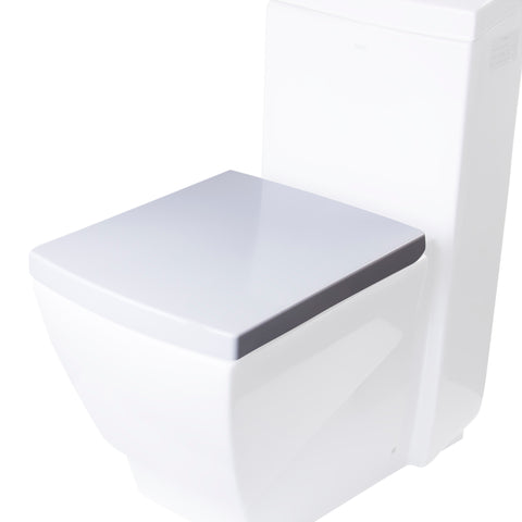 EAGO Plastic, White, R-336SEAT Replacement Soft Closing Toilet Seat for TB336