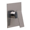 ALFI brand AB5501-BN Brushed Nickel Shower Valve Mixer with Square Lever Handle, Brass