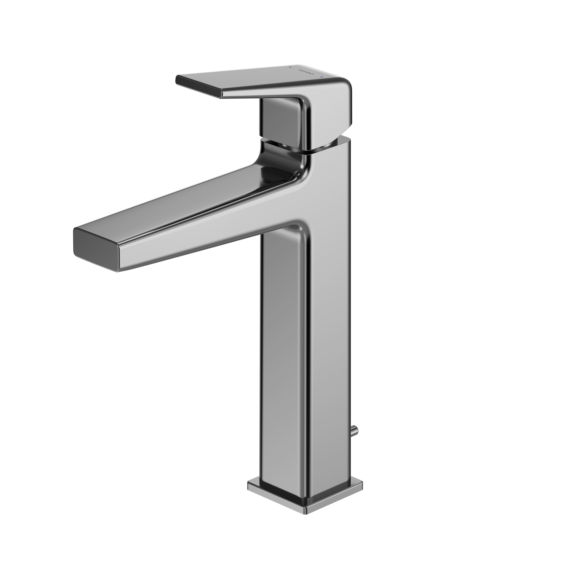 TOTO GB 1.2 GPM Single Handle Semi-Vessel Bathroom Sink Faucet with COMFORT GLIDE Technology, Polished Chrome, Brass, TLG10303U#CP
