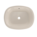 TOTO Maris 20-5/16" x 15-9/16" Oval Undermount Bathroom Sink with CEFIONTECT, Sedona Beige, Vitreous China, LT481G#12