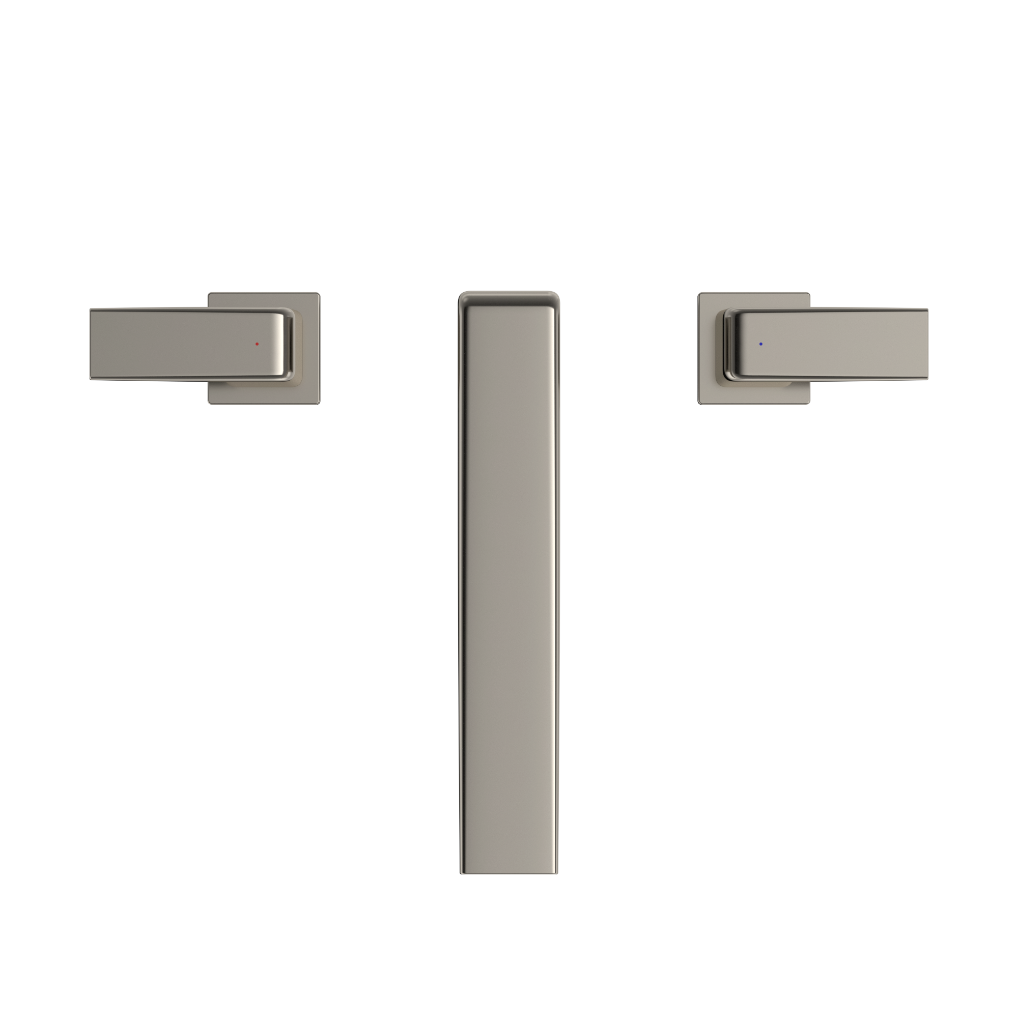 TOTO GB Two-Handle Deck-Mount Roman Tub Filler Trim, Polished Nickel, Brass, TBG10201U#PN